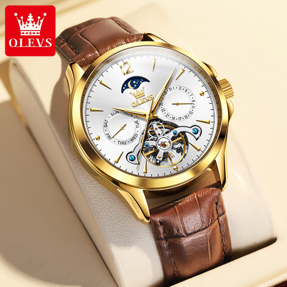 Seiko Watch Presage - OLEVS 6663 Reloj para hombre Reloj