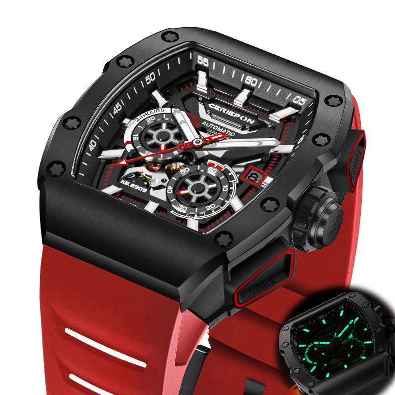 Rubber Strap Diver - Reloj Automático para Hombre CERIEPON con