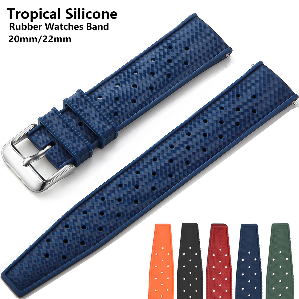 Rubber Strap Diver - Correa de goma Tropic de 20mm