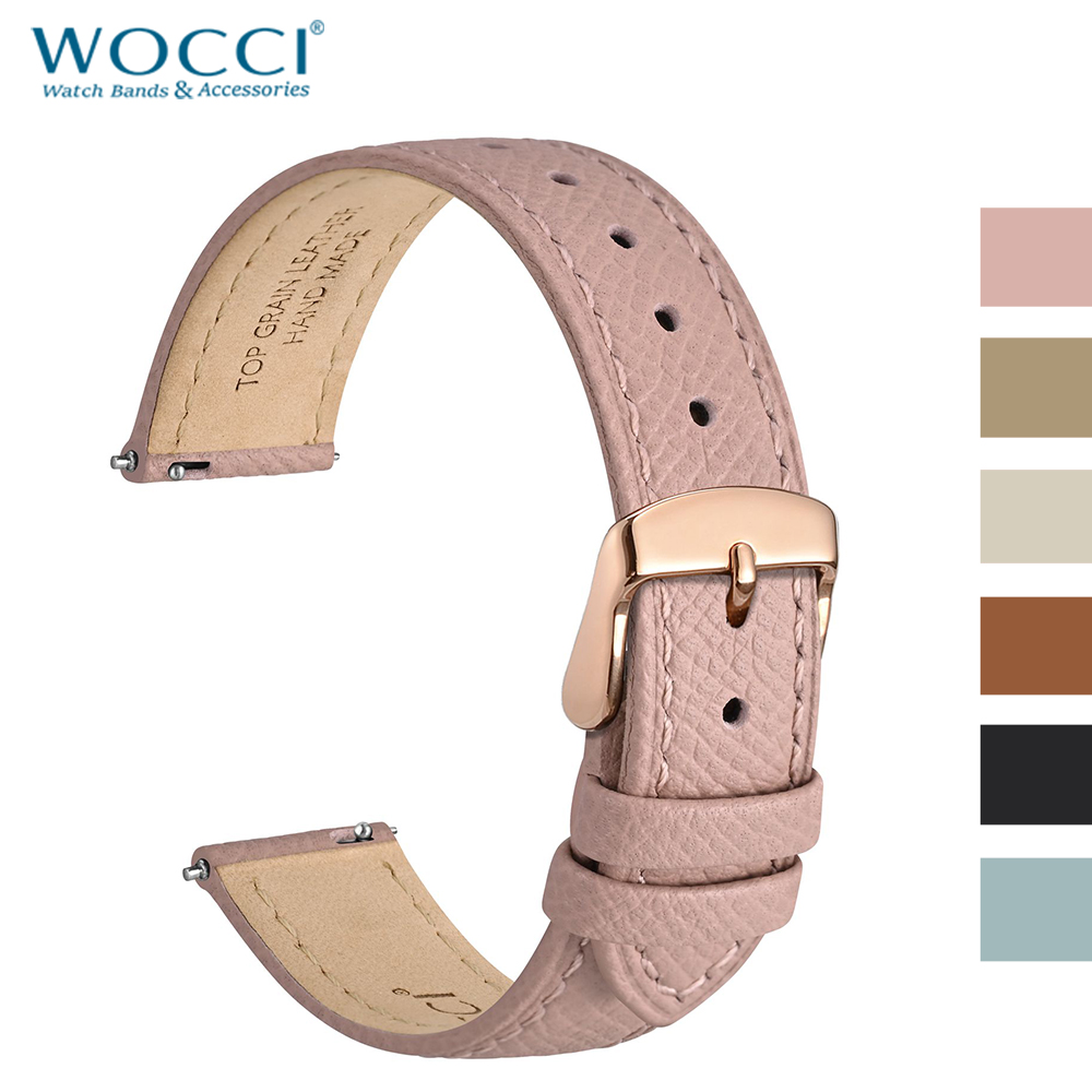 Leather Strap Quick Release - WOCCI Correa de reloj de cuero