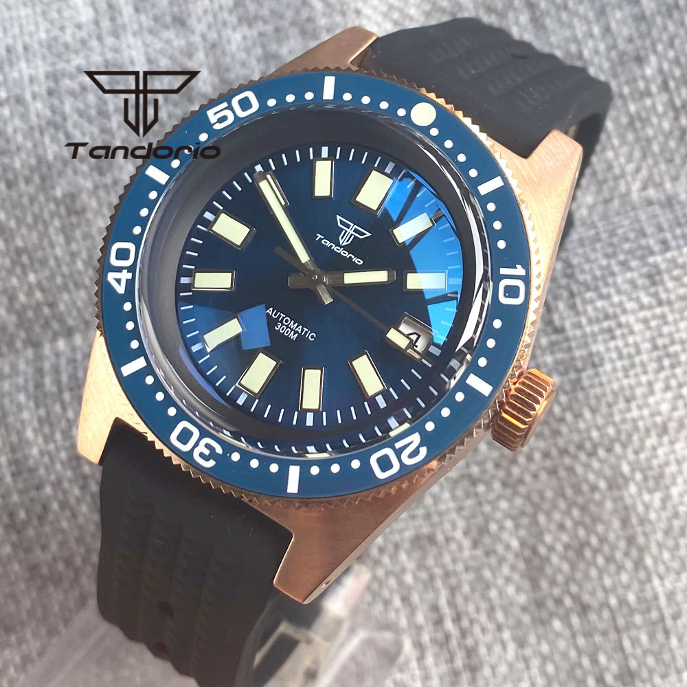 Tandorio 62 MAS CUSN8 reloj au - Rubber Strap Diver reseña y precio