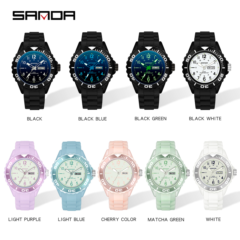 Sanda-Reloj de pulsera de sili - Silicone Band Women reseña y precio
