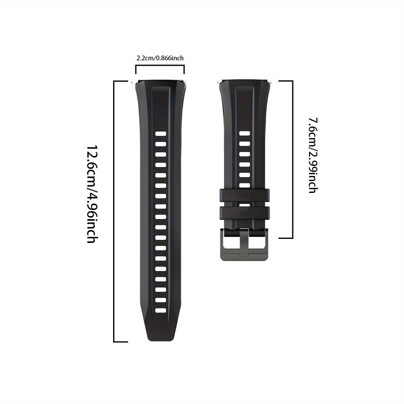 Correa de silicona de 22 mm pa - Silicone Watch Band 22Mm reseña y precio