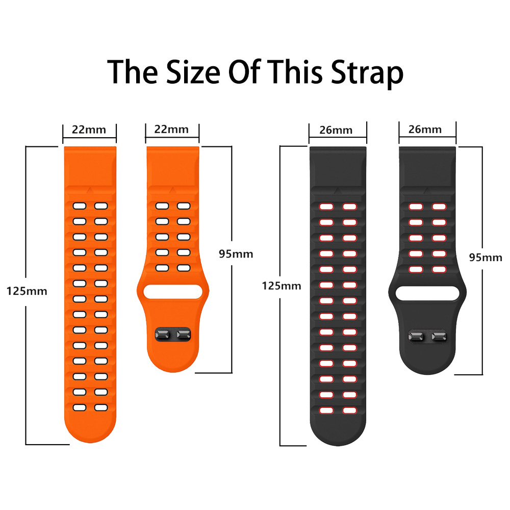 Correa de reloj Quickfit de 26 - Silicone Watch Band 22Mm reseña y precio